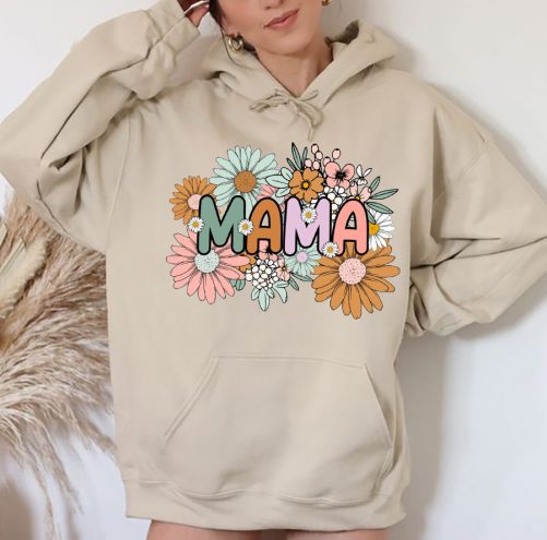 Mom Hoodie Floral Mama Gift For Mom 2