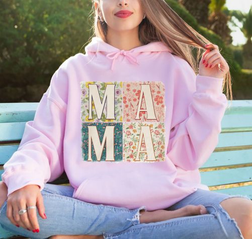 Mom Hoodie Retro Boho Mama Gift For Mom 2