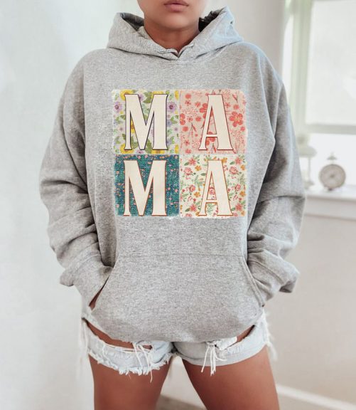 Mom Hoodie Retro Boho Mama Gift For Mom 4