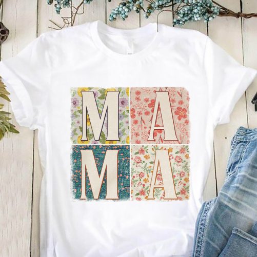 Mom T shirt Retro Boho Mama 1