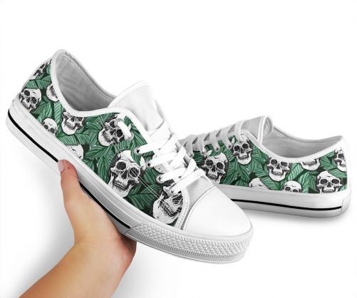 Tropical Low Top Shoes Tropical Skull 1