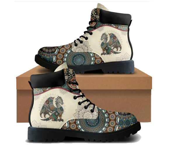 Dragon All Season Boots Vintage Mandala banner