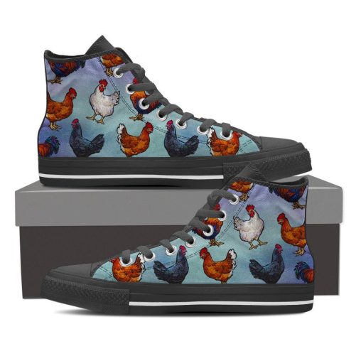 Farm Chicken Print Shoes 1