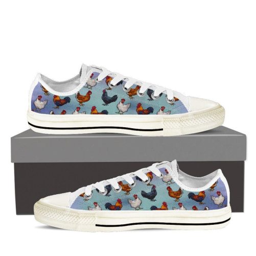 Farm Chicken Print Shoes 2