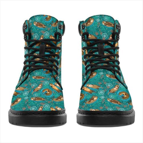 Otter Boots Animal Custom Shoes Funny For Otter Lover 1
