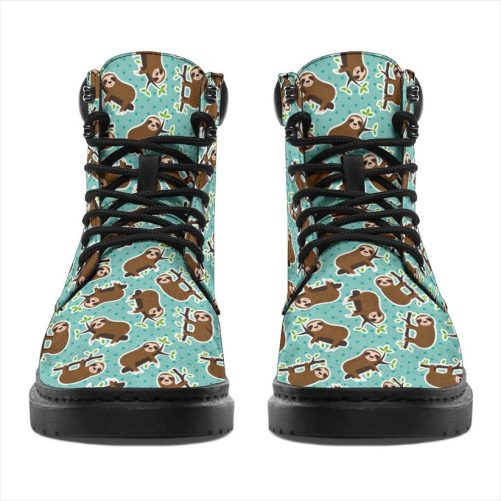Sloth Boots Animal Custom Shoes Funny For Sloth Lover 1