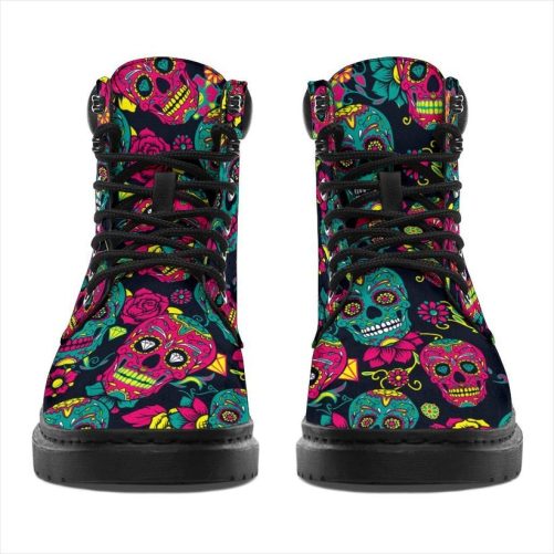 Sugar Skull Boots Shoes Gift Idea 1