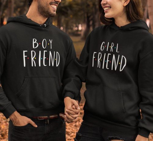 Matching Couple Hoodies Gift For Boyfriend And Girlfriend