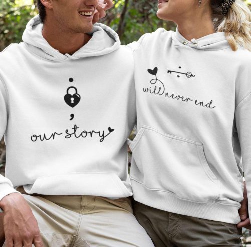 Matching Couple Hoodies Our Story Will Never End 1
