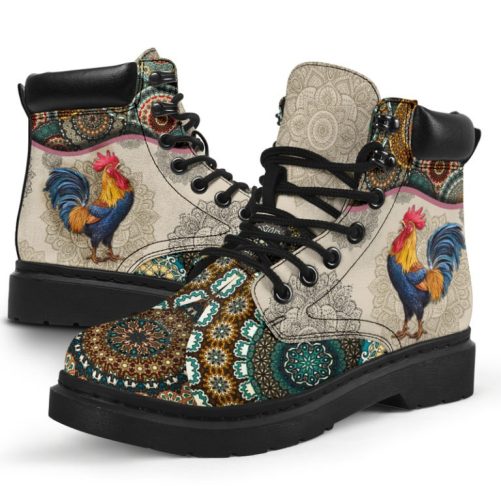 Chicken Vintage Mandala Asboot Vegan Boots