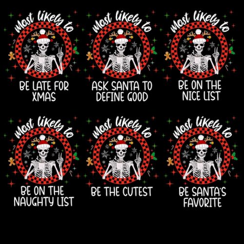 Personalized Christmas Hoodie Most Likely To Christmas  Xmas Funny Gift 1