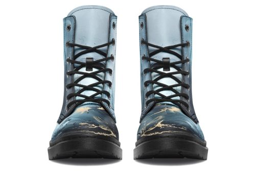 Abyss Flow Boots   Vegan Leather Doc Style Boots with Durable Stitched on Soles 1