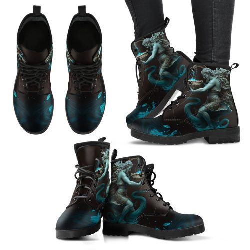 Age of Aquarius Women's Vegan Leather Boots 1