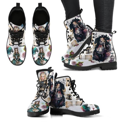 Alice in Wonderland Dark Elements Collection #6 Leather Boots 1