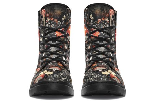 Amanita Boots   Vegan Leather Doc Style Boots with Durable Stitched on Soles 2