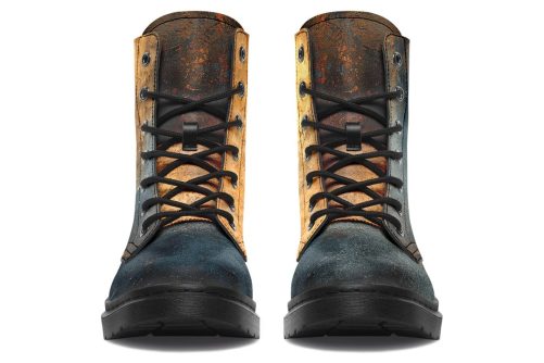 Amber Slate Boots   Vegan Leather Doc Style Boots with Durable Stitched on Soles 1