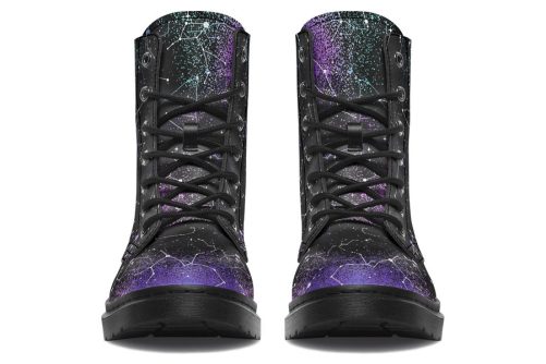Aurora Boots   Vegan Leather Doc Style Boots with Durable Stitched on Soles 2