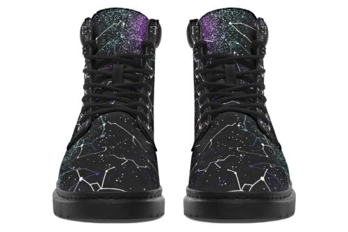 Aurora Classic Boots   High Quality Micro Suede Weatherproof Vegan Shoes with Stitched on Soles