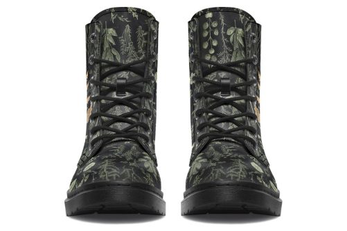 Autumn Memoir Boots   Vegan Leather Doc Style Boots with Durable Stitched on Soles 2