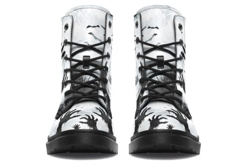Awakened Boots   Vegan Leather Doc Style Boots with Durable Stitched on Soles 2