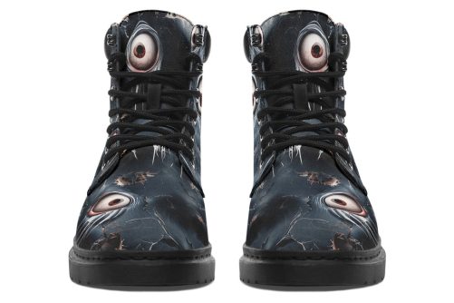 Beholder Classic Boots   High Quality Micro Suede Weatherproof Vegan Shoes with Stitched on Soles