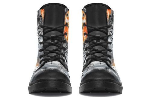 Blood Moon Manor Boots   Vegan Leather Doc Style Boots with Durable Stitched on Soles 2