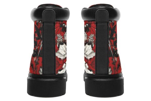 Bloodflower Classic Boots   High Quality Micro Suede Weatherproof Vegan Shoes with Stitched on Soles 1