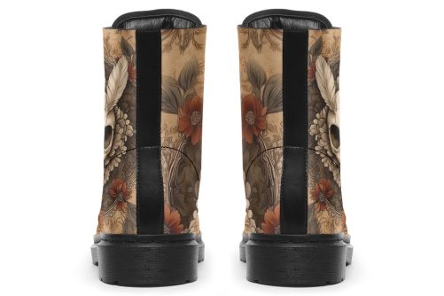 Bonewing Mandala Boots   Vegan Leather Doc Style Boots with Durable Stitched on Soles 2