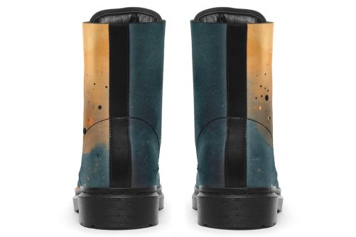 Charred Steel Boots   Vegan Leather Doc Style Boots with Durable Stitched on Soles 2