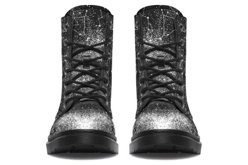 Constellation Boots   Vegan Leather Doc Style Boots with Durable Stitched on Soles 2