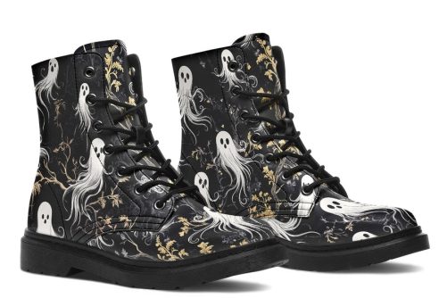 Cottage Spirits Boots   Vegan Leather Doc Style Boots with Durable Stitched on Soles 2