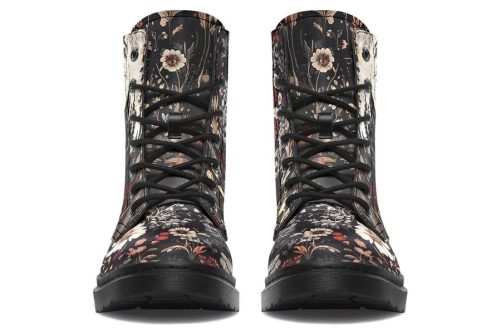Dark Fairytale Boots   Vegan Leather Doc Style Boots with Durable Stitched on Soles 2