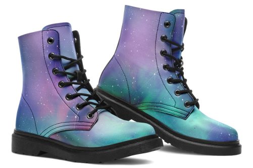 Dawn Boots   Vegan Leather Doc Style Boots with Durable Stitched on Soles 1