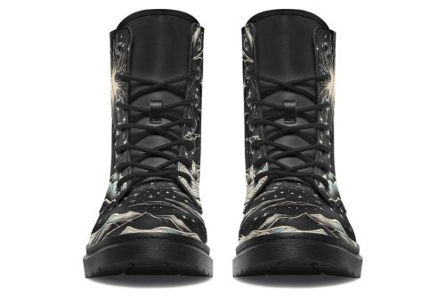 Dawn Star Boots   Vegan Leather Doc Style Boots with Durable Stitched on Soles 2