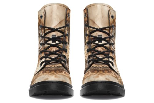 Deathhart Mandala Boots   Vegan Leather Doc Style Boots with Durable Stitched on Soles 1