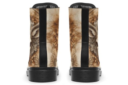 Deathhart Mandala Boots   Vegan Leather Doc Style Boots with Durable Stitched on Soles 2