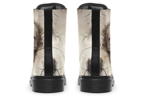 Deathmark Mandala Boots   Vegan Leather Doc Style Boots with Durable Stitched on Soles 2