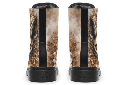 Deathwhisper Mandala Boots   Vegan Leather Doc Style Boots with Durable Stitched on Soles 2