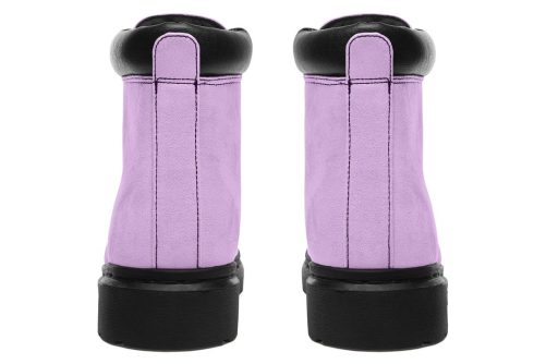 Digital Lavender Classic Boots   High Quality Micro Suede Weatherproof Vegan Shoes with Stitched on Soles 1