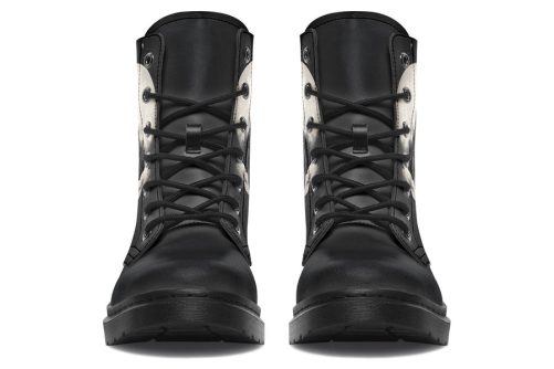 Doom Raven Boots   Vegan Leather Doc Style Boots with Durable Stitched on Soles 2
