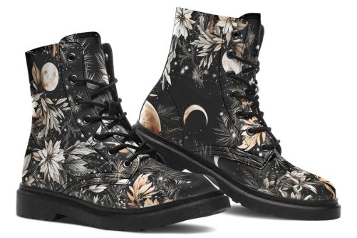 Dreamweaver Boots   Vegan Leather Doc Style Boots with Durable Stitched on Soles 1