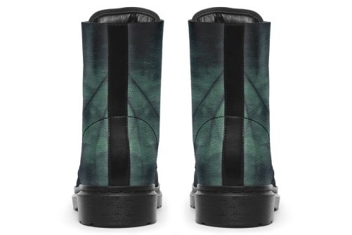 Emerald Fog Boots   Vegan Leather Doc Style Boots with Durable Stitched on Soles 2