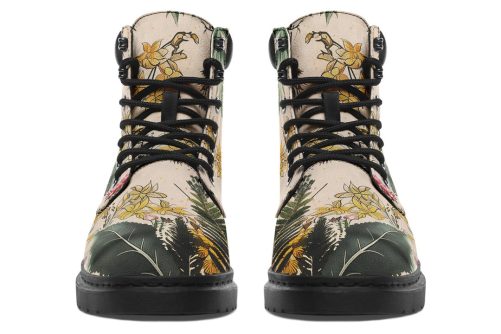 Fernwood Classic Boots   High Quality Micro Suede Weatherproof Vegan Shoes with Stitched on Soles