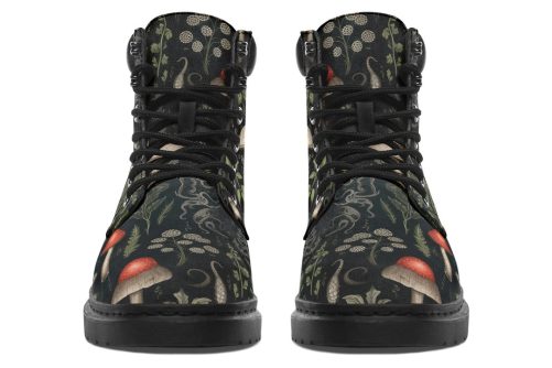 Foraging Classic Boots   High Quality Micro Suede Weatherproof Vegan Shoes with Stitched on Soles