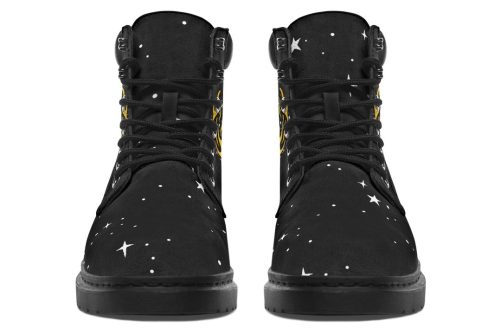 Forever Rose Classic Boots   High Quality Micro Suede Weatherproof Vegan Shoes with Stitched on Soles