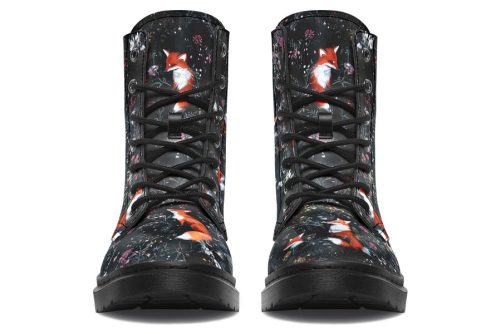 Fox Den Boots   Vegan Leather Doc Style Boots with Durable Stitched on Soles 2