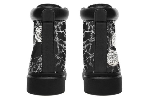 Fragile Rose Classic Boots   High Quality Micro Suede Weatherproof Vegan Shoes with Stitched on Soles 1