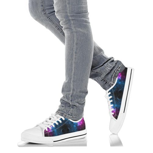 Galaxy Stars Women's Low Top Sneakers 2