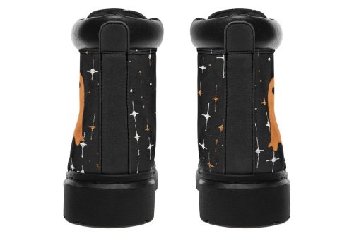 Ghost Besties Classic Boots   High Quality Micro Suede Weatherproof Vegan Shoes with Stitched on Soles 1