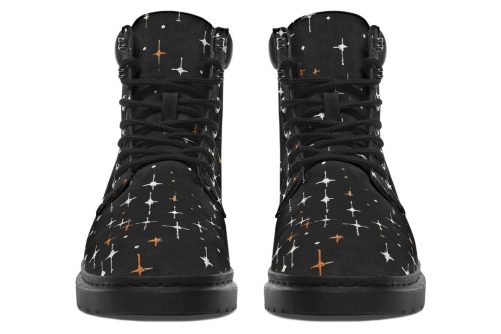 Ghost Besties Classic Boots   High Quality Micro Suede Weatherproof Vegan Shoes with Stitched on Soles